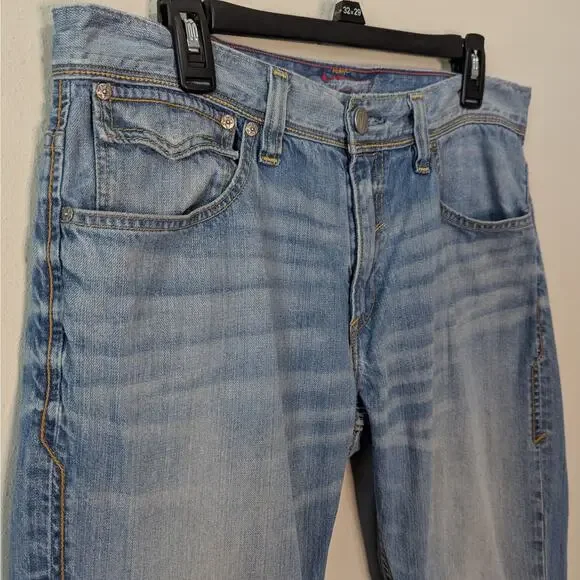 Levi's Vintage 70's Red Label Light Wash Slim Bootcut Denim Jeans Size W36 L32 - Picture 6 of 15